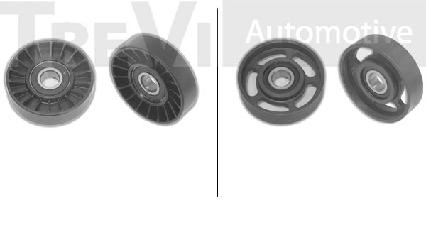 TREVI AUTOMOTIVE kreipiantysis skriemulys, V formos rumbuotas dirža TA1161